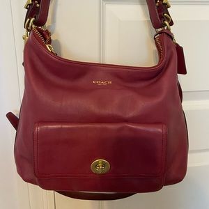 Coach Cranberry Courtenay  leather shoulder bag